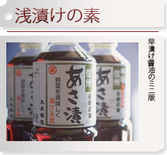 丸正醸造　浅漬けの素